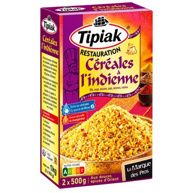 Tipiak Indian Cereals with Sweet Spices & Raisins 260g
