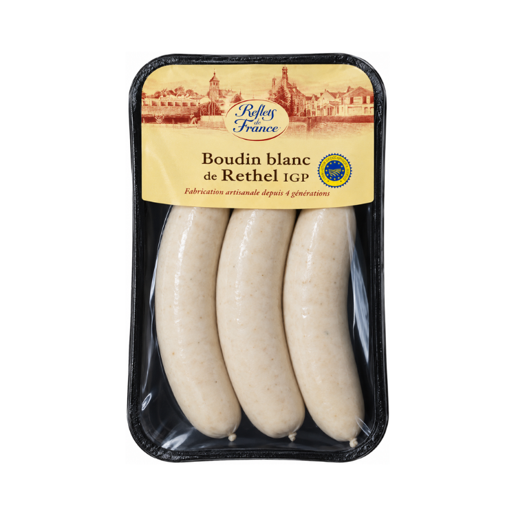 Reflets de France Plain white Rethel's pudding (Boudin)x3 350g