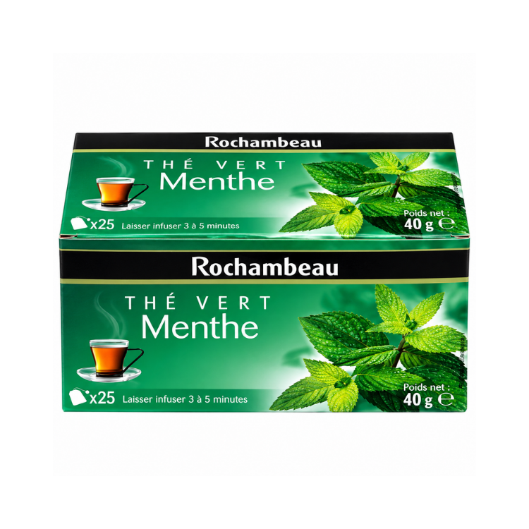 Rochambeau Green Mint Tea x 25 sachets 50g