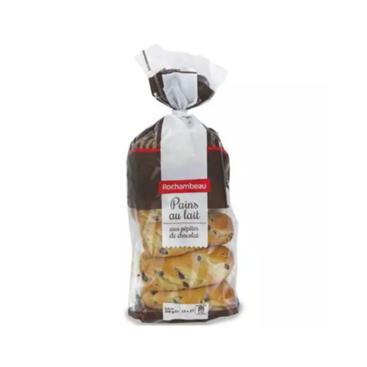 Rochambeau Pains au lait with chocolate chip x10 350g