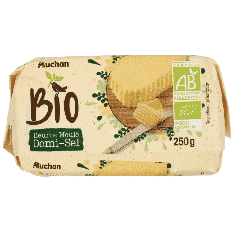Supermarket Brand Organic Salted butter 250g