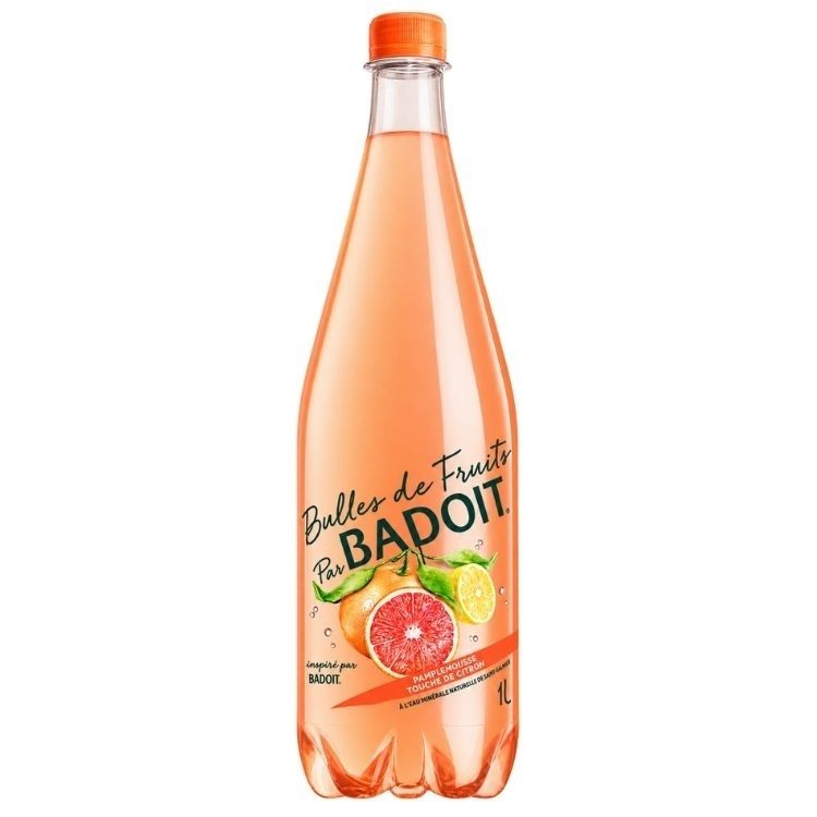 Badoit Sparkling Grapefruit & Lemon Mineral Water 1L