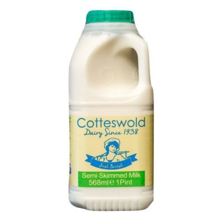 Cotteswold Fresh Semi-Skimmed Milk 568ml