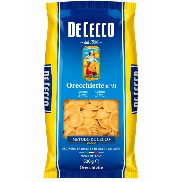 De Cecco Orecchiette Pasta N91 500g