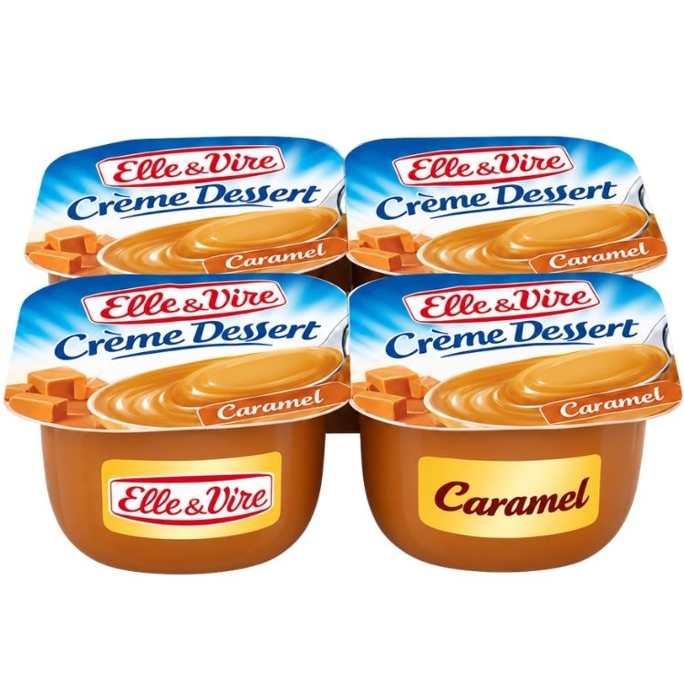 Elle & Vire Caramel Creme Dessert 4x125g