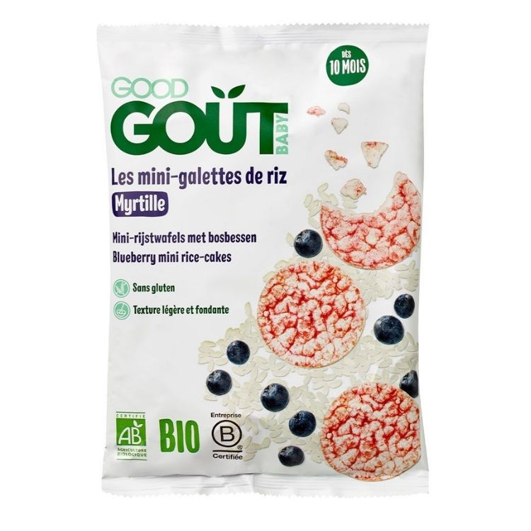 Good Gout Organic Rice & Blueberry Cake 40g