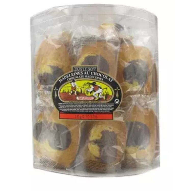 Louis Le Goff Chocolate Madeleine Individually Wrapped 1kg
