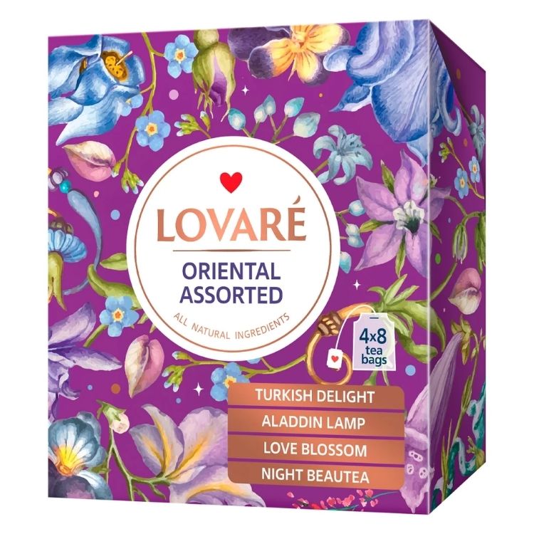 Lovare Oriental Assorted Black Tea Selection 32x2g 64g