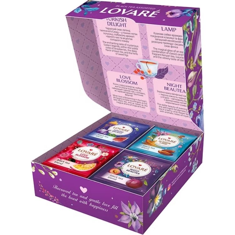 Lovare Oriental Assorted Black Tea Selection 32x2g 64g