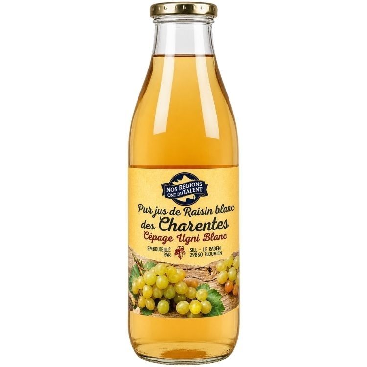 Nos Regions Ont du Talent Pure White Grape Juice 1L