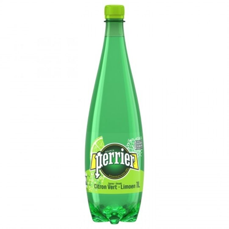 Perrier Lime Sparkling Mineral Water 1L