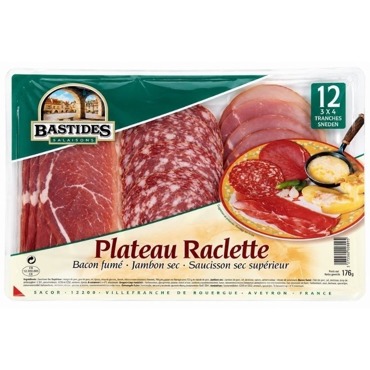 Bastides Plateau Raclettes Charcuterie 176g