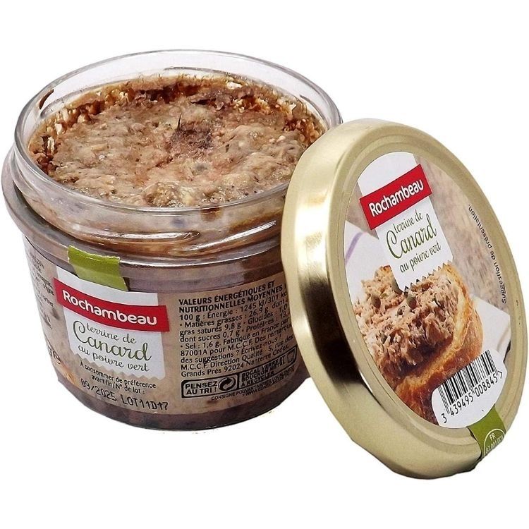 Rochambeau Duck Terrine with Green Pepper 180g