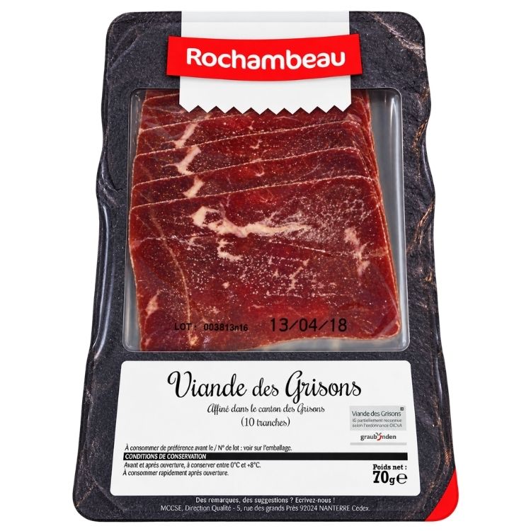 Rochambeau Grisons Beef Thin Slices 70g