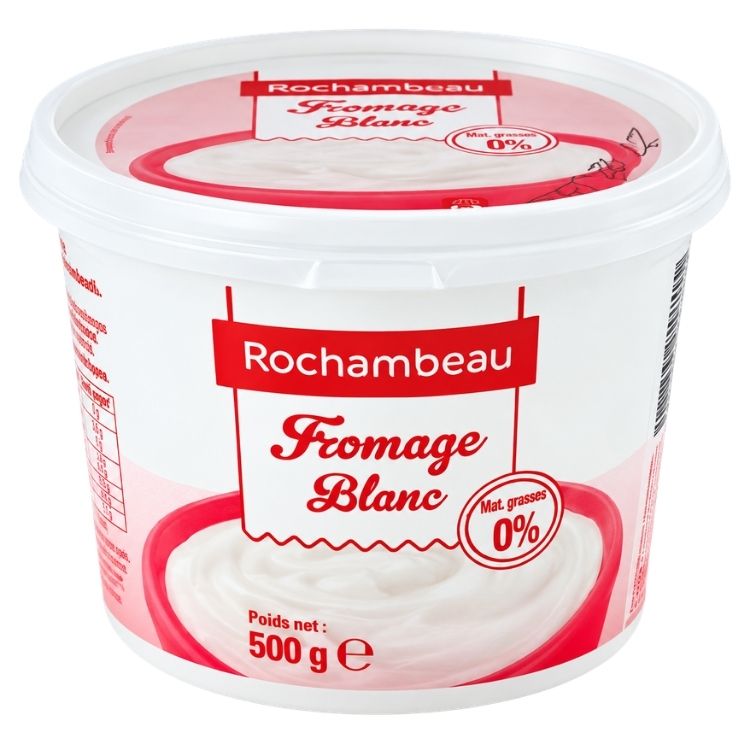 Rochambeau Plain Cottage Cheese 0% Fat 500g