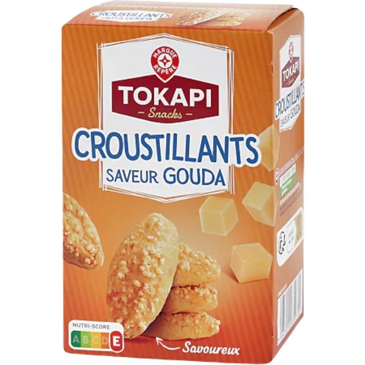 Tokapi Croustillants Gouda Cheese Crackers 85g