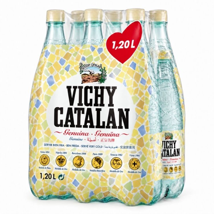 Vichy Catalan Sparkling Mineral Water 6x1.2L