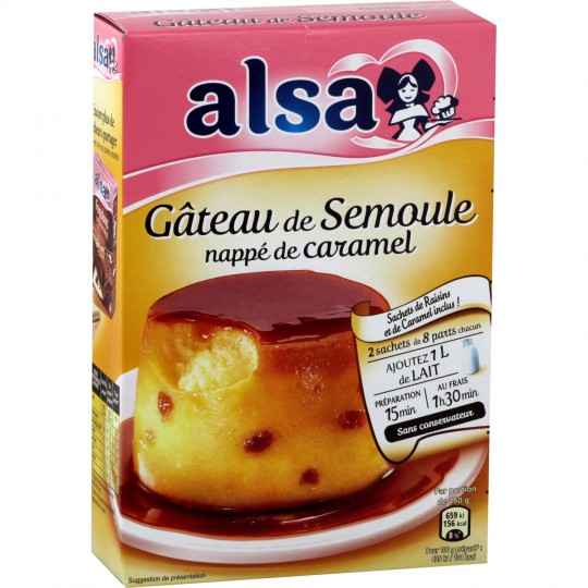 Alsa Semolina Cake With Raisins Preparation Kit Europafoodxb Buy Food Online From Europe Best Price