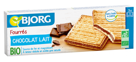 Bjorg Milk Chocolate Filled Biscuits Organic Europafoodxb Buy Food Online From Europe Best Price