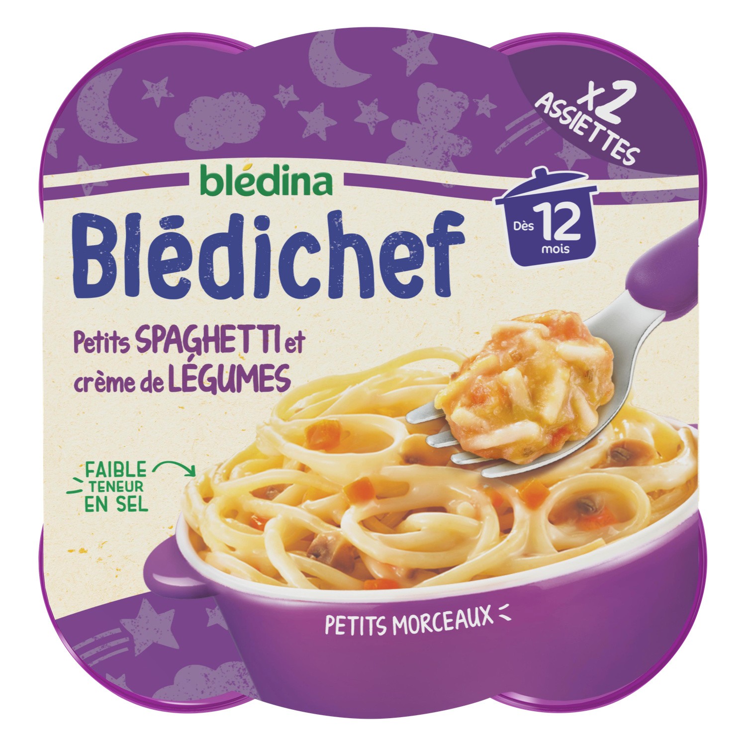 Bledina Bledichef Spaghetti & Vegetable creme 2x230g from 12 months ...