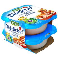 Bledina Bledichef Vegetable Julienne & Provencal Tuna salad 2x260g from 18 months