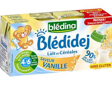 Bledina Bledidej Vanilla & Cereal flavor 2x250ml from 4 months