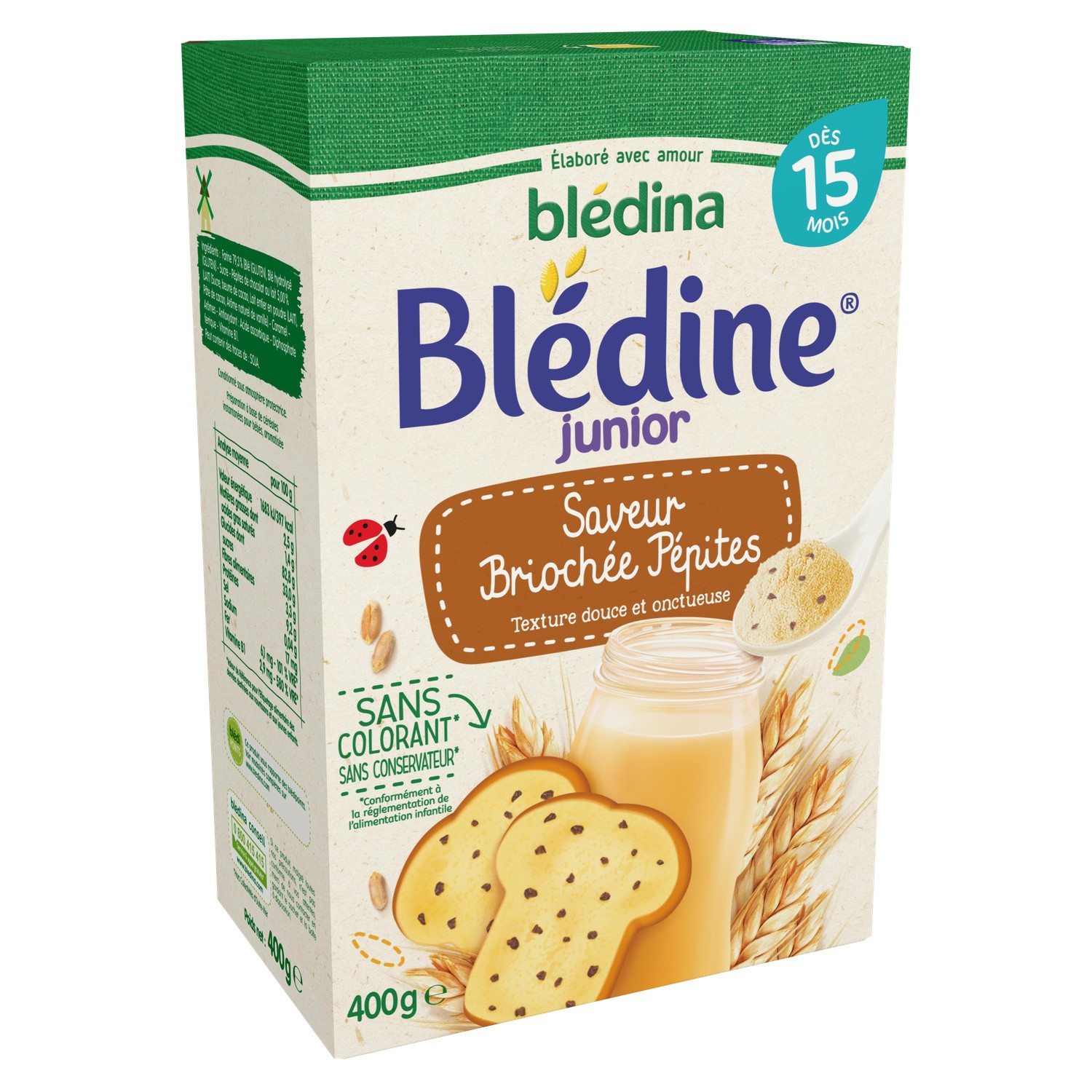 Bledina Cereales Bebe Bledine Des 15 Mois Saveur Briochee Pepites Europafoodxb Acheter Des Aliments En Ligne Depuis L Europe Meilleur Prix