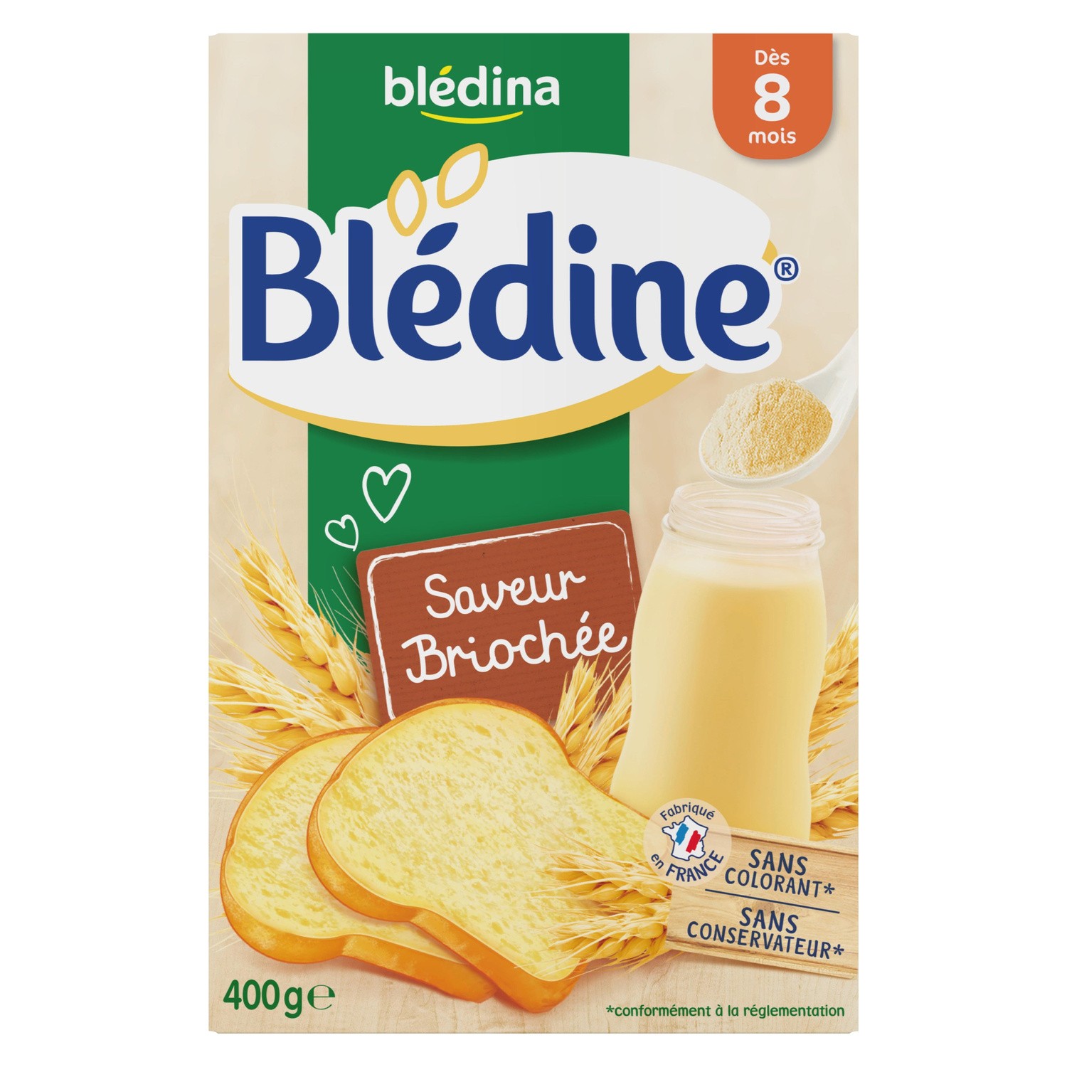 Bledina Bledine Grow up Brioche flavor from 8 months 400g