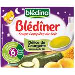 Bledina Blediner Delice of Courgettes soup with semolina 2x25cl from 6 months