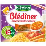 Bledina Blediner Evening soup with star pasta & vegetables 2x250ml from 12 months