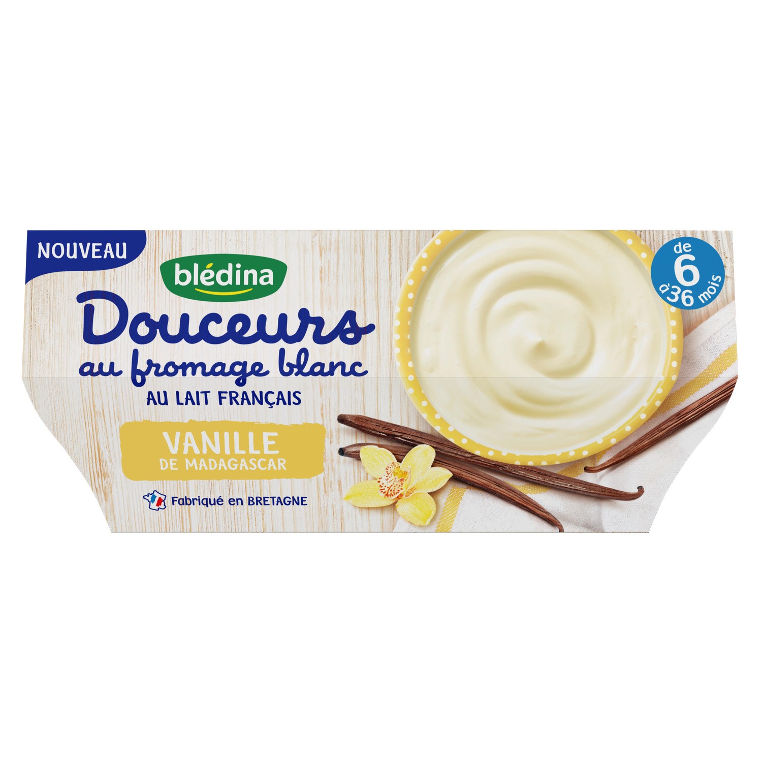 Bledina Dessert Bebe Des 6 Mois Au Fromage Blanc Vanille De Madagascar 4x100g Europafoodxb Acheter Des Aliments En Ligne Depuis L Europe Meilleur Prix