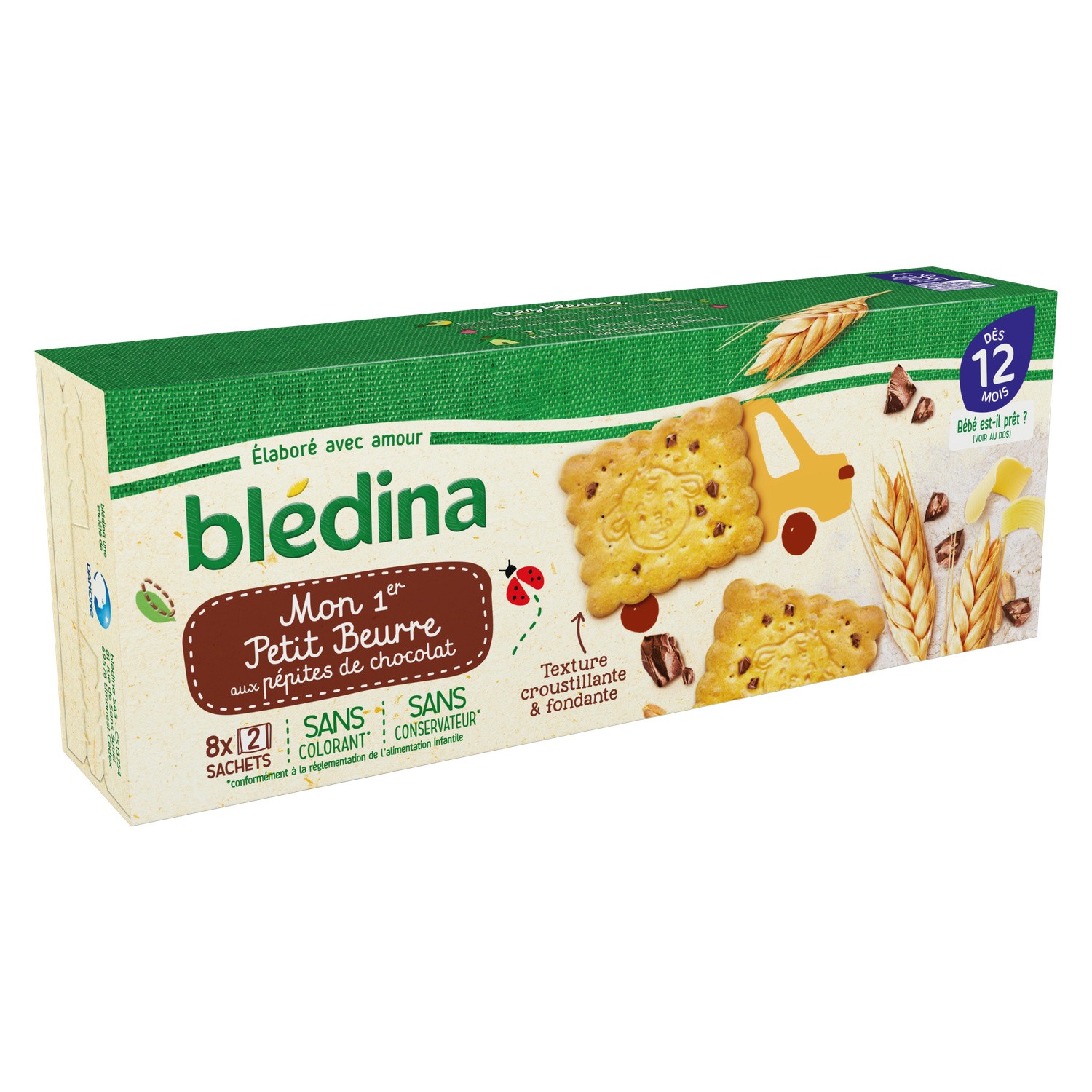 Bledina My First Petit Beurre With Choc Chip From 12 Months Europafoodxb Buy Food Online From Europe Best Price
