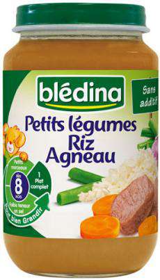 Bledina Vegetables, Rice & Lamb from 8 months 200g