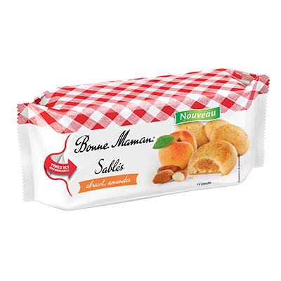 Bonne Maman Apricot & Almonds shortbreads 150g