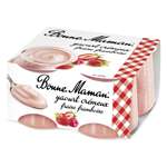 Bonne Maman Creamy yogurt Strawberry & Raspberry 4x125g