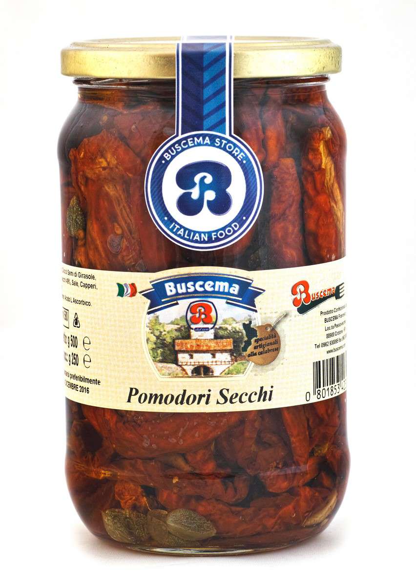 Buscema Pomodori Secchi in olio (Dried tomatoes in oil) 314g