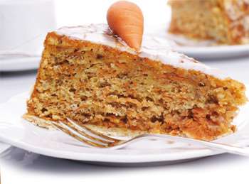 Carrot and Orange cake slice 142g