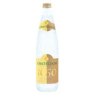Chateldon sparkling water glass bottle 75cl