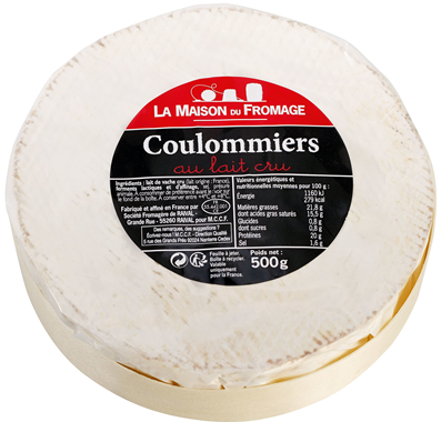 Coulommiers with raw milk  La Maison du Fromage 500g