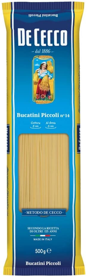 De Cecco Bucatini Piccoli pasta N14 500g