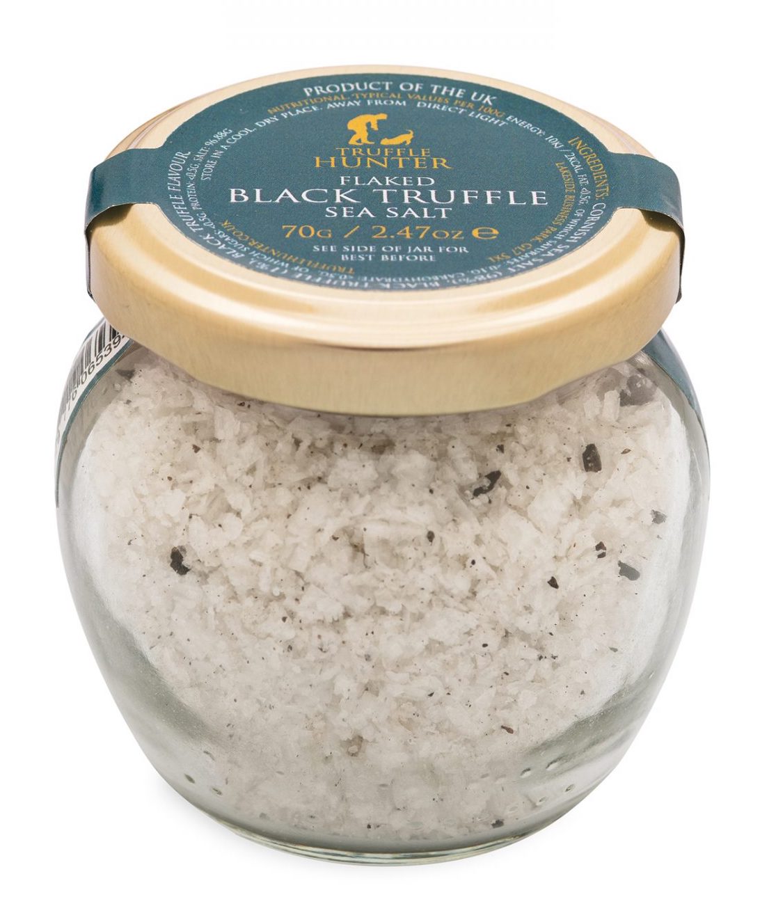 Flaked Black Truffle Sea Salt 70g