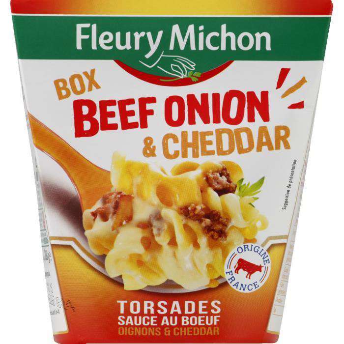 Fleury Michon Pasta box Beef Onion & Cheddar 300g