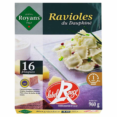 Fresh Ravioles pasta from Dauphine 960g