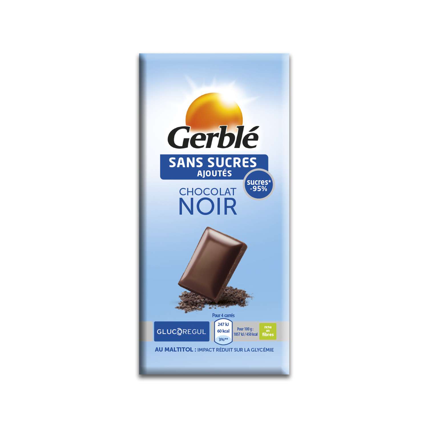 Gerblé sans sucre ajouté chocolat noir • EuropaFoodXB • Acheter des aliments en ligne depuis l