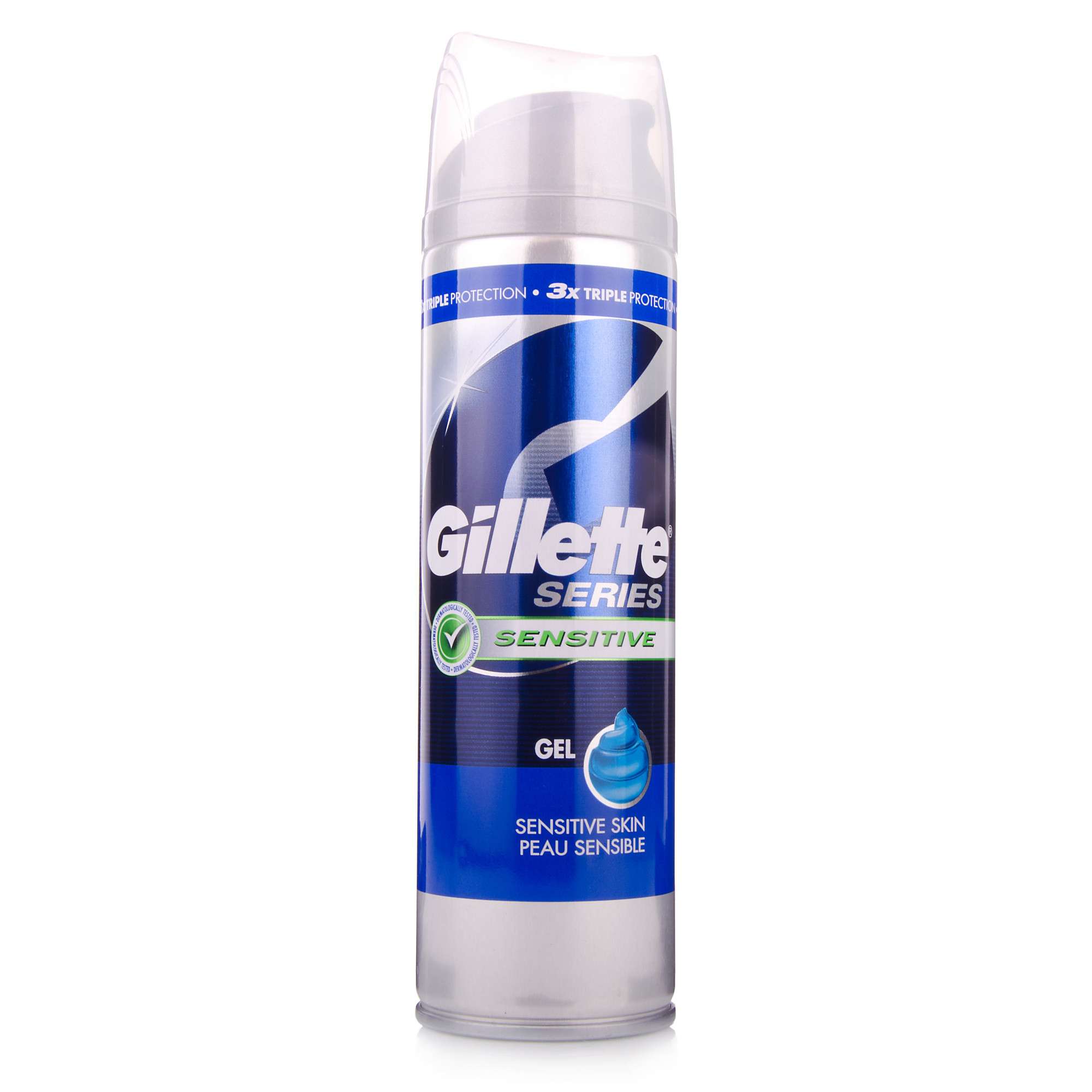 Gillette Series Shaving Gel Sensitive Skin 200ml EuropaFoodXB Gillette Series Shaving Gel Sensitive Skin 200ml EuropaFoodXB