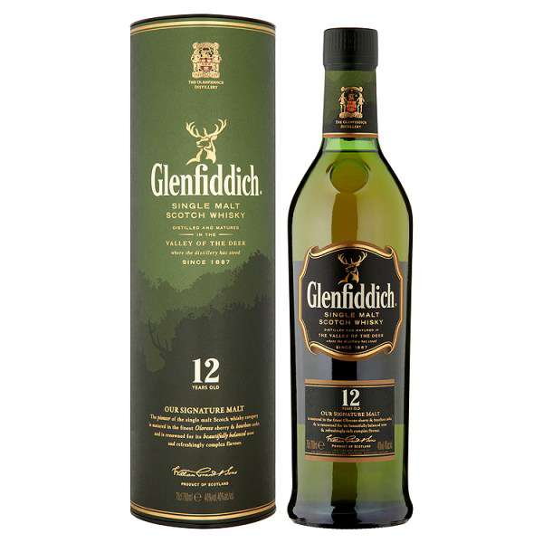 Glenfiddich Single Malt Scotch Whisky 70cl