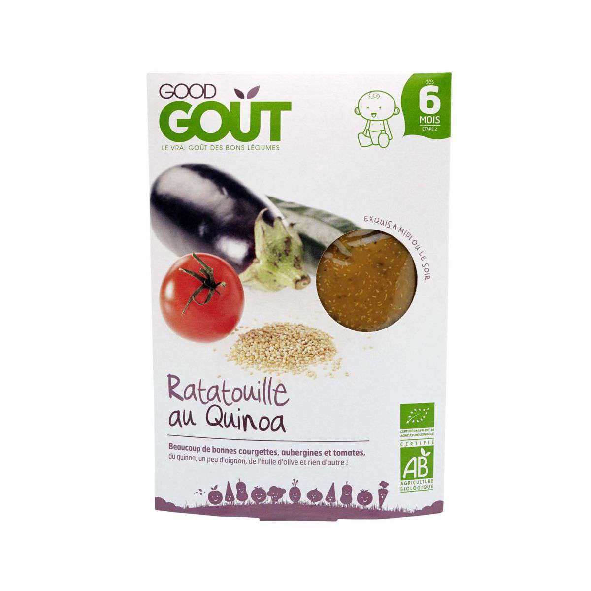Good Gout Organic Quinoa Ratatouille from 6 months 190g