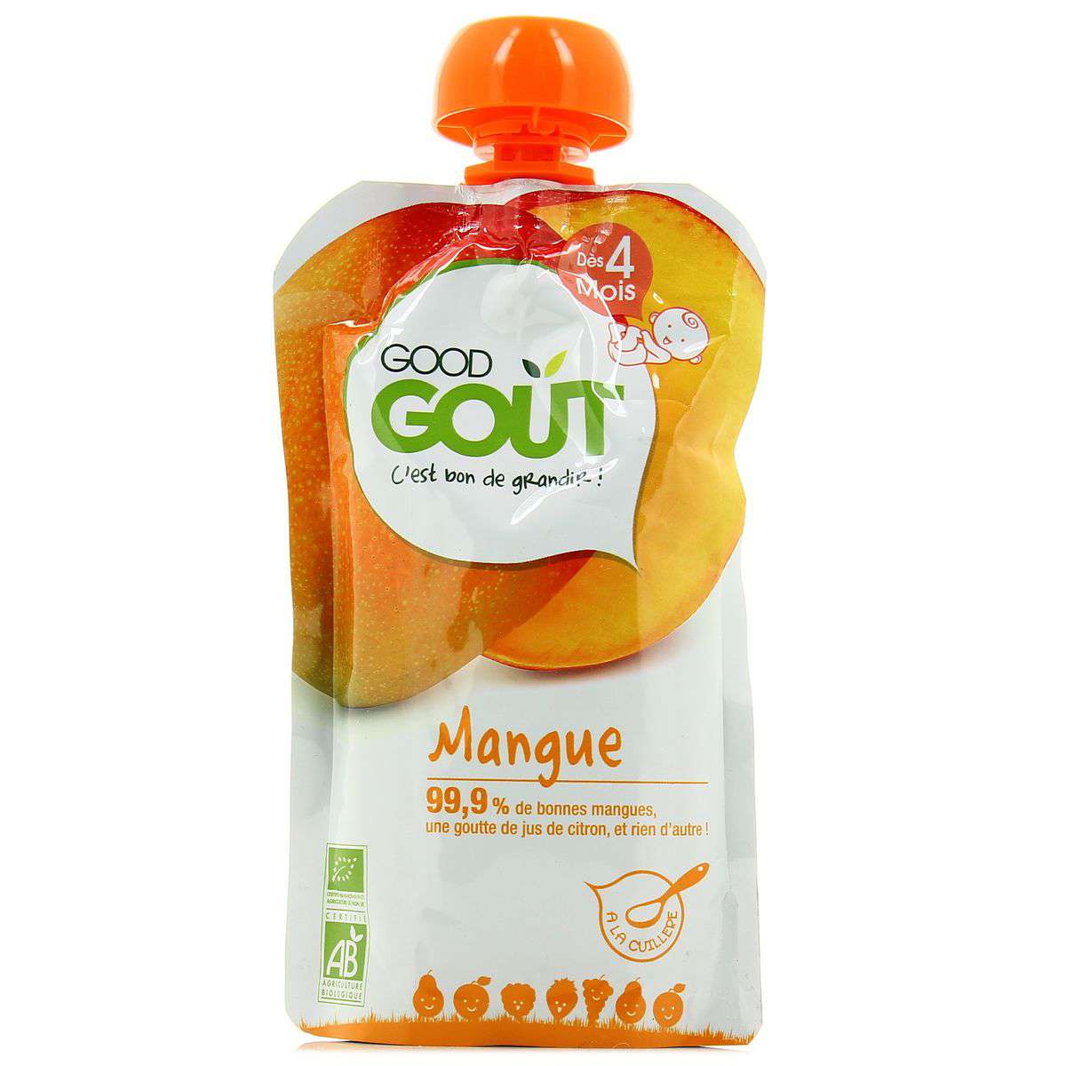 Good Gouter Organic Pouch Mango From 4 Months Europafoodxb Buy Food Online From Europe Best Price