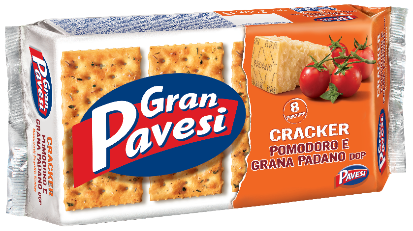 Gran Pavesi Tomato crackers (Pomodoro e grana padano) 250g