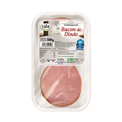 Hallal Sliced Turkey Bacon 300g